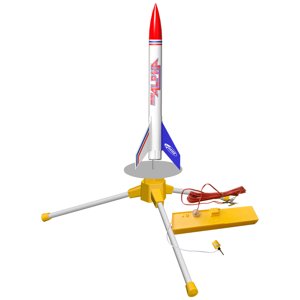 Estes Mini Alpha Model Rocket Launch Set, Beginner Skill Level Kit with Mini Launch Controller and Mini Launch Pad (2458) Estes