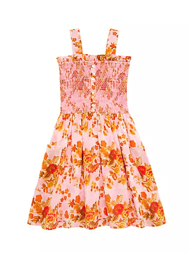 Little Girl's &amp; Girl's Polly Floral Dress Ro's Garden