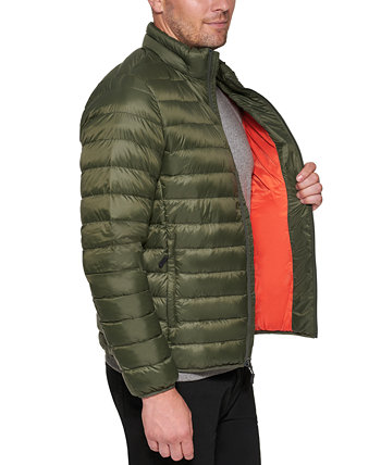 Мужская стеганая куртка-пуховик с упаковкой на пуху, созданная для Macy's Club Room
