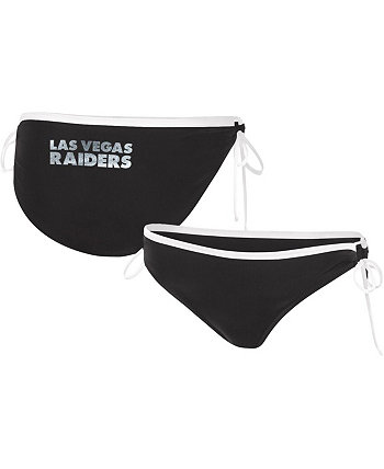 Женские черные плавки бикини Las Vegas Raiders Perfect Match G-III