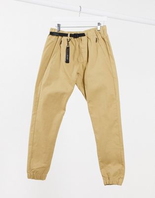 Светло-коричневые брюки карго Pull&Bear Pull&Bear