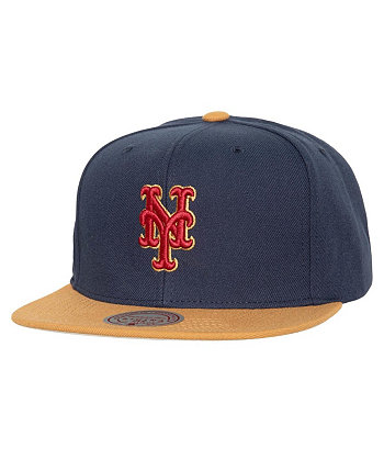 Мужская темно-синяя кепка New York Mets Work It Snapback Mitchell & Ness