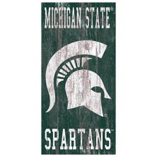 Настенный знак с логотипом спартанского наследия штата Мичиган Fan Creations
