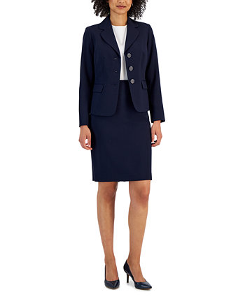 Миниатюрная куртка на трех пуговицах и юбка-карандаш Le Suit