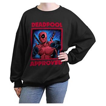 Женская Свитшот Marvel Deadpool Approved Poster Oversized Graphic Pullover Marvel