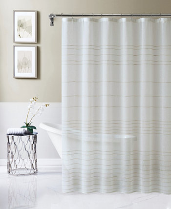 Lisa Shower Curtain, 72" x 70" Dainty Home
