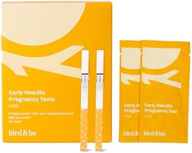 Bird&Be Pregnancy Test Strips for Early Detection (5-Strips Kit, FSA-Eligible) Bird&Be