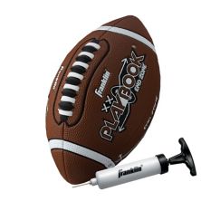 Franklin Sports Playbook Junior Youth Football with Play Diagrams and Included Air Pump Franklin Sports