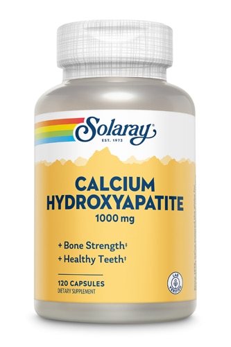 Гидроксиапатит Кальция - 1000 мг - 120 капсул - Solaray Solaray