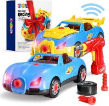 Take Apart Racing Car Toys - Build Your Own Car with 30 Piece Constructions Set Play22