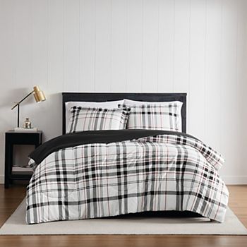 London Fog Charlotte Plaid Comforter Set with Shams London Fog