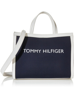 Маленькая объемная сумка-тоут Betty Canvas с подвеской Tommy Hilfiger