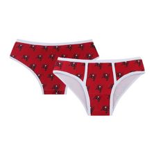 Women's Concepts Sport Red Tampa Bay Buccaneers Gauge Allover Print Knit Panties Unbranded