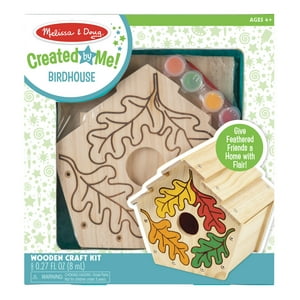 Melissa & Doug Created by Me! Birdhouse Build-Your-Own Wooden Craft Kit Melissa & Doug