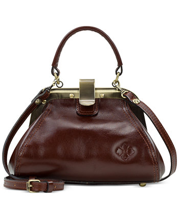 Conselice Small Leather Frame Satchel Patricia Nash