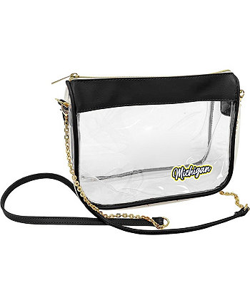 Женская прозрачная сумка через плечо Michigan Wolverines Hype Stadium Logo Brand