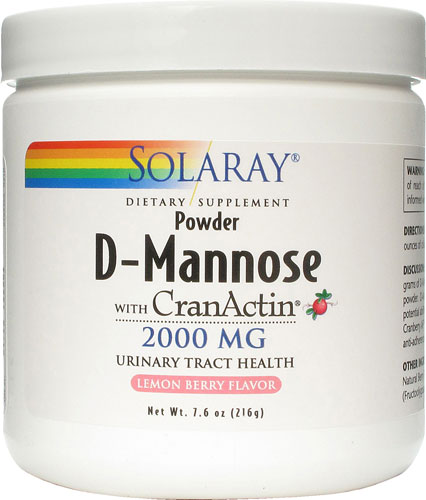 Solaray D-манноза с CranActin® -- 8 унций Solaray