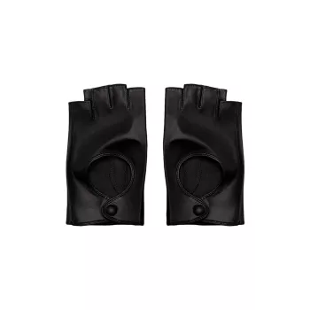 Кожаные водительские перчатки без пальцев Seymoure Gloves