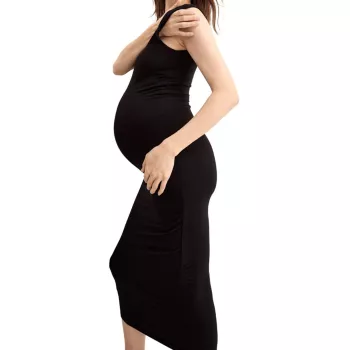 Платье-майка миди для беременных HATCH