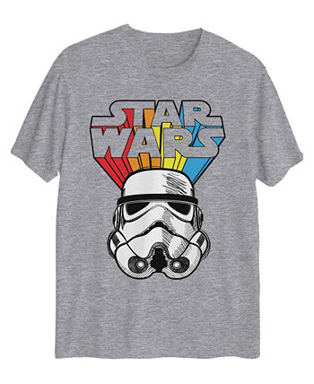 Big Boys Star Wars Rainbow Trooper Short Sleeve Graphic T-shirt Hybrid