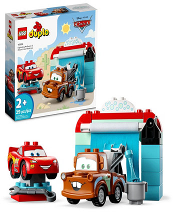 Лего Duplo: Автомойка Молнии Маккуина и Мэтра из мультфильма Disney и Pixar Тачки 10996 Lego
