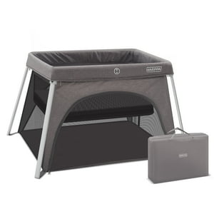 HARPPA Portable Travel Crib, Foldable Baby Playard Lightweight Playpen with Mattress, Gray Visit the HARPPA Store