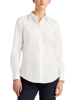 Рубашка из эластичного хлопка, не требующего особого ухода LAUREN Ralph Lauren
