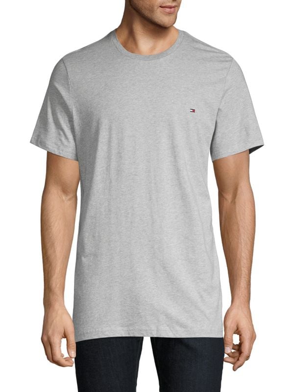 Хлопковая футболка с круглым вырезом Tommy Hilfiger
