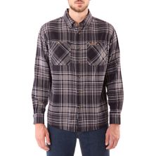 Мужская фланелевая рубашка Smith's Workwear стандартного кроя с двумя карманами на пуговицах Smith's Workwear