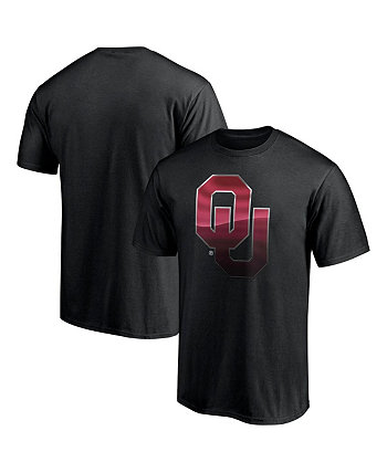 Черная мужская футболка с талисманом Oklahoma Sooners Team Midnight Fanatics