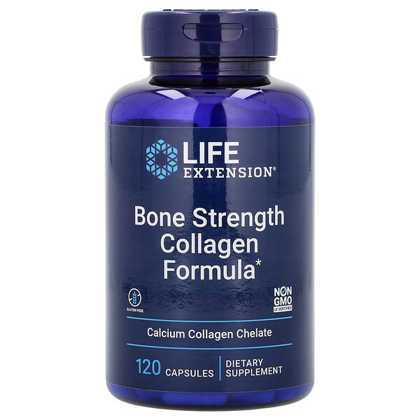 Укрепление костей Коллагеновая Формула - 120 капсул - Life Extension Life Extension