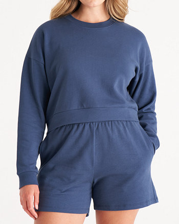 The Women's Cropped Sweatshirt- Regular Size The Standard Stitch