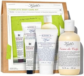 Kiehl's Body Care Gift Set - $73 Value Including Non-Greasy Body Lotion, Moisturizing Hand Lotion, and Hydrating Lip Balm for Hydrated Skin Kiehl's