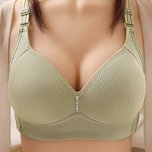 Fengqque Mother's Plus Size Nursing Soft Comfort Fit Bra Without Steel Rings Vest Large Size Lingerie Underwire Nursing Bras FENGQQUE