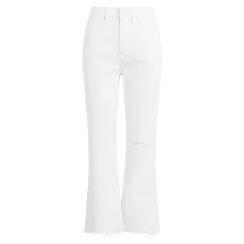 Укороченные прямые джинсы свободного кроя с высокой посадкой Jade Hudson Jeans