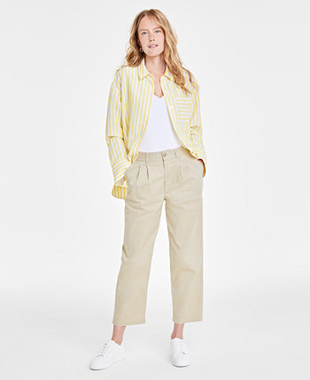 Женские плиссированные брюки-чиносы, созданные для Macy's On 34th