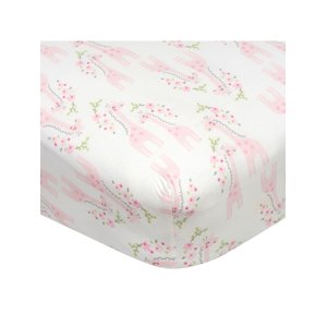 Gerber Baby Girl 100% Cotton Fitted Crib Sheet for Standard Crib and Toddler Mattresses Visit the Gerber Store