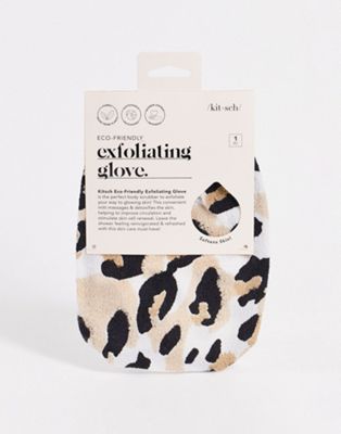 Отшелушивающая перчатка для тела Kitsch Leopard Kitsch