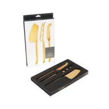 Gold Cheese Knives by Viski Viski