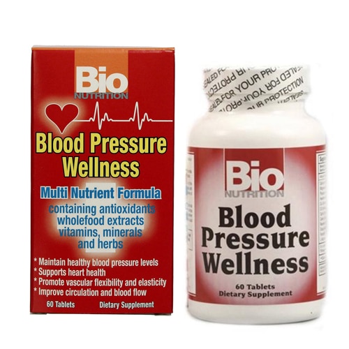 Bio Nutrition Wellness, кровяное давление, 60 таблеток Bio Nutrition