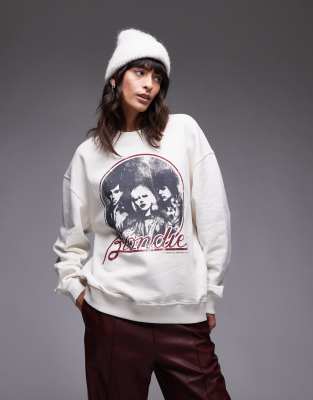 Topshop graphic license Blondie oversized sweatshirt TOPSHOP