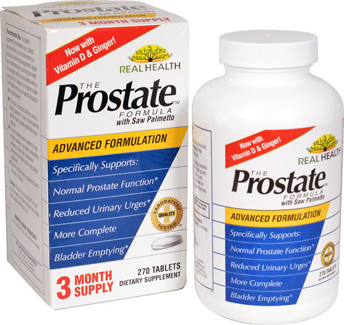 Real Health The Prostate Formula с Saw Palmetto -- 270 таблеток Real Health