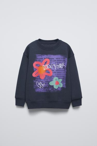 GRAFFITI SWEATSHIRT ZARA