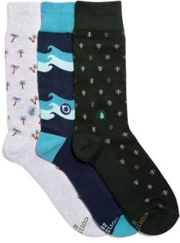 Protect the Planet Socks Gift Box - 3 Pairs Conscious Step