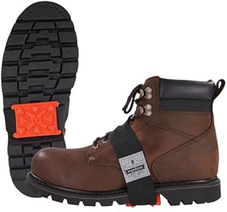 Ergodyne TREX 6317 Mid-Sole Ice Cleats Traction for Heeled Boot, Easily Rotates for Indoors, Driving, Climbing Ergodyne