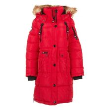 Canada Weather Gear Women's Long Puffer With Faux Fur And Sherpa Lined Hood Canada Weather Gear