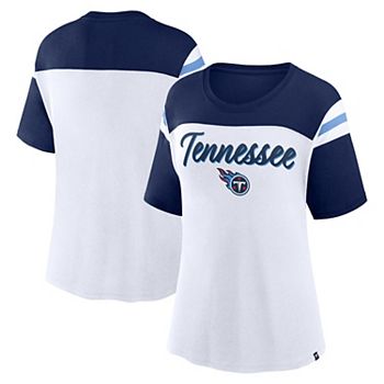 Футболка с коротким рукавом Tennessee Titans Cheer Chant от Fanatics из хлопка и полиэстера Fanatics Brands - White Label