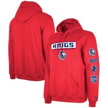 Men's New Era Red Sacramento Kings 2023/24 City Edition Big & Tall Pullover Hoodie New Era x Staple