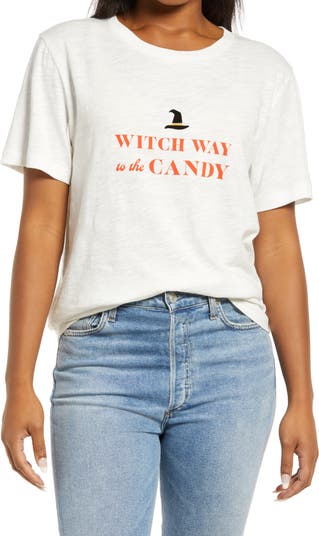 <sup>®</sup> Witch Way Organic Cotton Graphic Tee Caslon