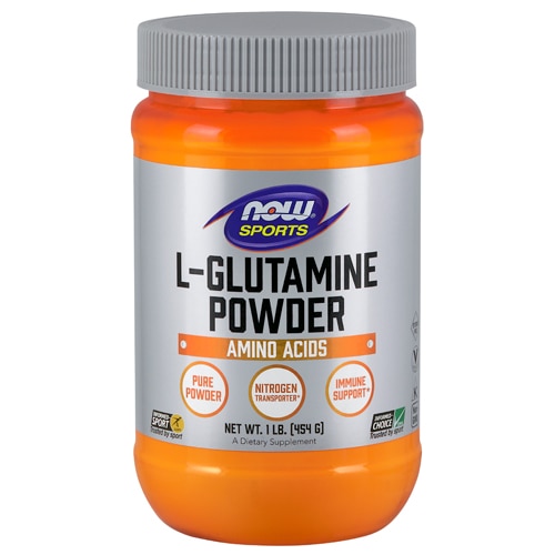 NOW Sports L-глютаминовый порошок — 1 фунт NOW Foods